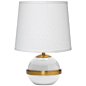 Jamie Young Stockholm White Accent Table Lamp JY1STOCSMWH2TALL131S