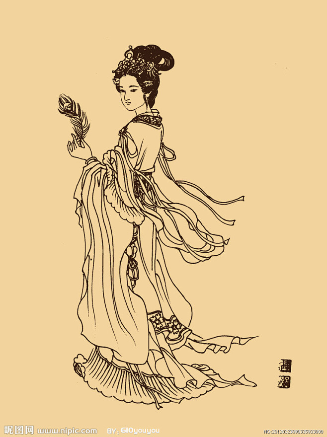 中国古代线描人物画的搜索结果_百度图片搜...