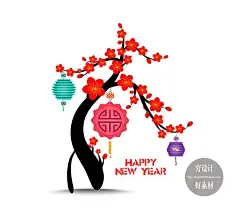 2017新年鸡年中式主题创意海报招贴封面模版 EPS AI设计素材 N045-淘宝网
