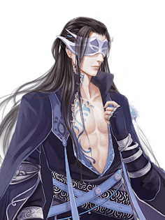 古风美男采集月河图集采集到面具男子来自分享采集月河图集采集到面