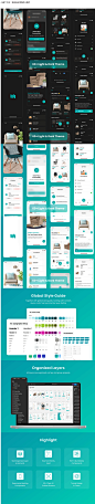  ：家具店应用程序UI套件 