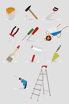 AI矢量装修涂墙工具