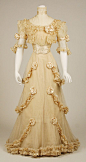 Jacques Doucet, Evening dress. Date: ca. 1906-7. Culture: French. Medium: silk.  Front view. Metropolitan Museum of Art.: 