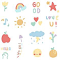 This contains an image of: Sticker cute