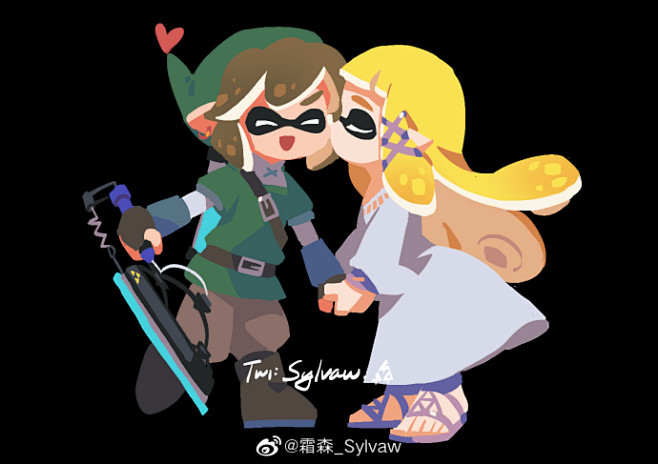 #斯普拉顿3# #塞尔达传说# #林塞# 没有人能拒绝大师剑！没有人能拒绝雨刮器！