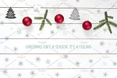 圣诞节主题照片场景样机素材 Traditional Christmas Bundle-样机模版-美工云(meigongyun.com)