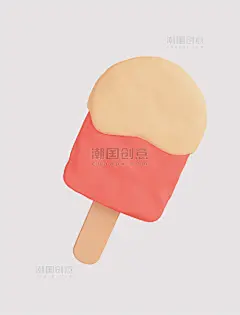 儿童节冰淇淋母婴装饰元素