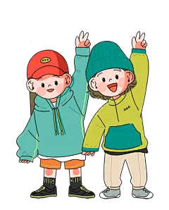 可能卡通Q版人物形象分层_PSD文件：