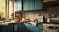 Granny's Kitchen, Alex Jerjomin : As a lifetime Realtime artist, I wanted to play around with some pre-rendered stuff, so I decided to create this little quick nostalgic peace from my childhood. Originally I wanted to make it hyper realistic, but to avoid