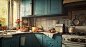 General 1920x1043 artwork interior interior design kitchen Alex Jerjomin render