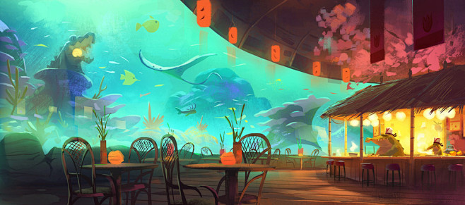 脑洞创作！12款充满了趣味感的概念插画 ...