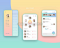 聊天交友手机软件UI界面MOBILE UI KIT CHATTING APP A5201062