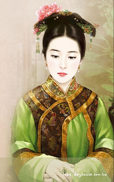 到手绘清装美人采集2灿灿清歌采集到手绘清装美人采集【清宫】1灿灿清