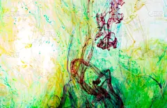 墨水,丙稀画,混沌,灵性,未来,艺术,水平画幅,形状,特写,活力