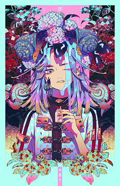 梦醒见鲸采集到画师  秋赤音