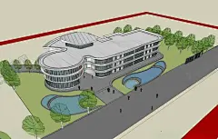 幼儿园模型 【酷图网】幼儿园模型,SKP,SketchUp,毕业设计,模型,草图大师,售楼部模型,草图大师模型,幼儿园,幼儿园设计,模型设计,建筑设计,异形模型,幼儿园3D图,三层幼儿园