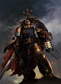 战锤40,000，warhammer40000，warhammer40k，warhammer 40k，娃哈，四万，狂热者，黑圣堂武士，黑圣堂武士，太空船，Adeptus Astartes，Imperium，Imperium，Igor Sid