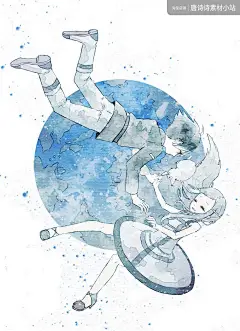 おせと 手绘 插画 水彩 头像 二次元 参考资料-淘宝网