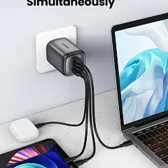 UGREEN-cargador rápido GaN con enchufe británico, 100W, 65W, para Macbook, tableta, iPhone, Xiaomi, USB tipo C, PD, para iPhone 13 - AliExpress