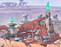 The Reborn City, Kory Lynn Hubbell : This is for an unannounced project involving hunting and climbing alien behemoths. This city was built into ancient ruins, and has been rebuilt over and over for thousands of years. Buildings were designed to collapse 