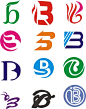 B字母LOGO设计素材