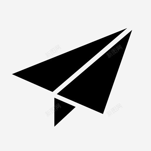 纸飞机展示品发送信息图标 icon 标识 标志 UI图标 设计图片 免费下载 页面网页 平面电商 创意素材