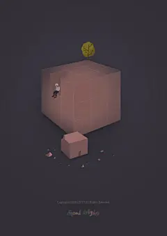 孤单星球lost7 #背景图# #治愈系# #壁纸#晚安 温馨 插画 绘本 有爱 月亮 壁纸