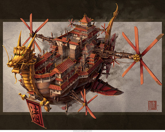 Chinese steampunk Im...
