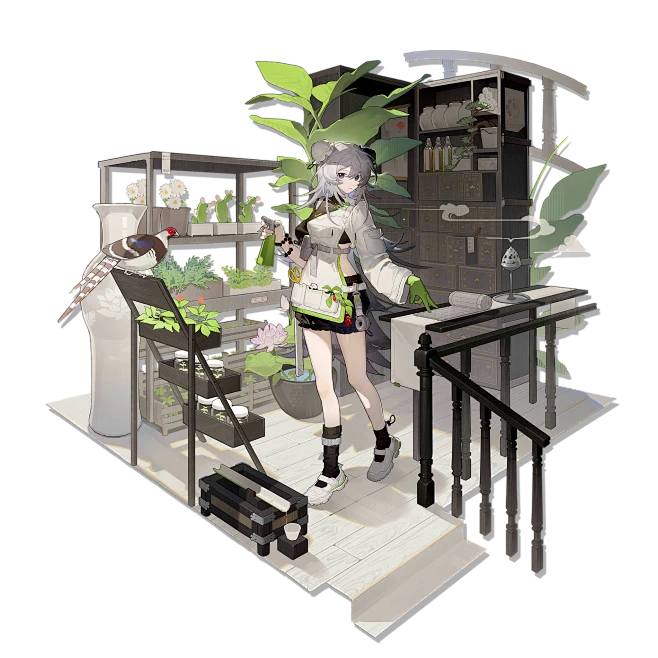 明日方舟立绘_桑葚_skin1.png (2048×2048)-花瓣网