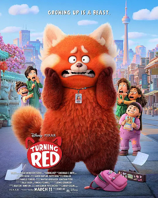 青春变形记 Turning Red 海报