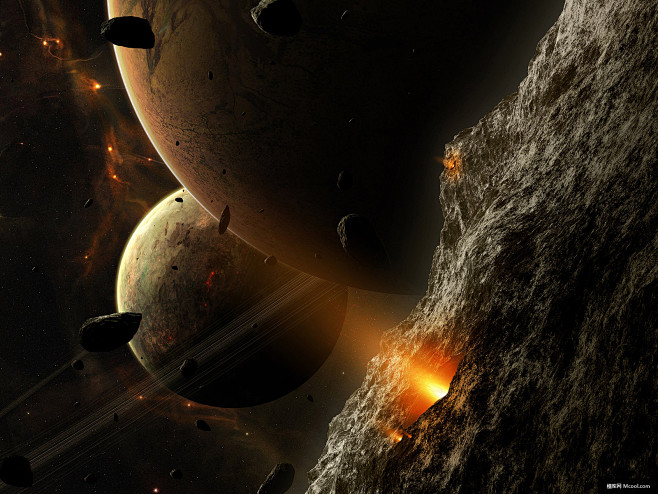 宇宙 陨石 星球 商务/科技背景图片图片...