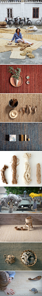 【#工匠#】Nanimarquina是开创于巴塞罗那的手工地毯品牌，由Catalan女士开创并主理，朴雅而上乘的手工地毯出产自印度、尼泊尔和巴基斯坦，原料为荨麻，黄麻，丝和阿富汗羊毛，经过多钟传统而复杂的手工工序编织而成，每一张都带有自然的触感和手的温度。http://t.cn/hb3avT