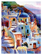 Greece - watercolor: