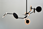 北欧Disco光盘铝材亚克力吊灯/设计师样板房创意个性吊灯/工程-淘宝网
