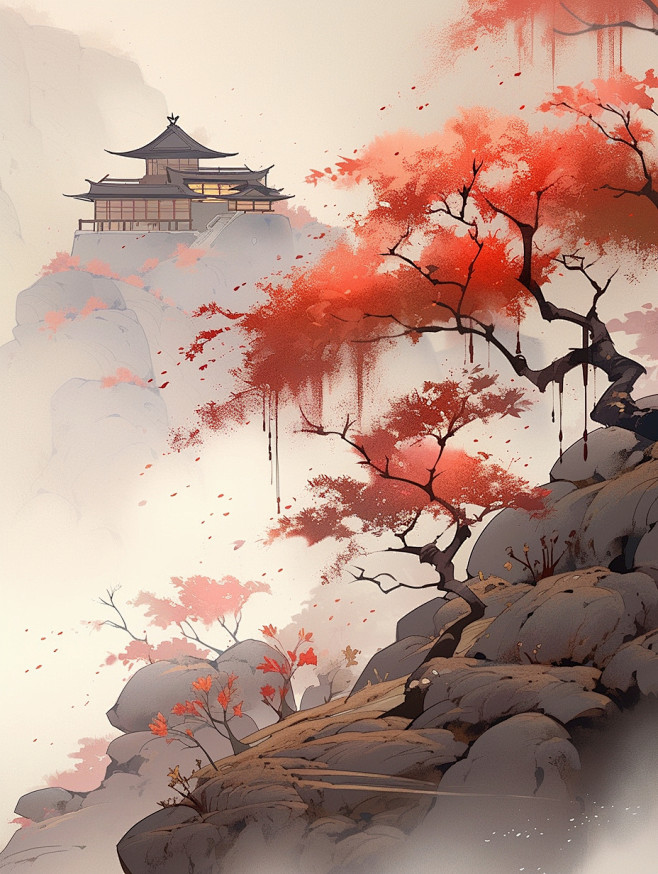 古风无人 封面底图 AI 关注我持续更新...