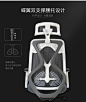 黑白调电脑椅家用 转椅座椅椅子现代简约 办公椅人体工学椅-tmall.com天猫