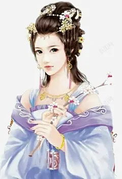 古典古装女子 创意素材