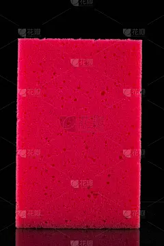 红海绵沾黑