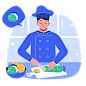 Food Delivery Animated Illustrat
