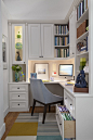 Harlem Residence Office - modern - home office - new york - Mabbott Seidel Architecture