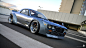 Pandem Mazda RX7, Russ Schwenkler : Pandem, a purveyor of Japanese auto body-kits makes this kit that is a "mash-up" of RX7 widebody and a vintage Mazda RX3.  Pretty wild looking, but I sort of love it.  I couldn't land on a render style I liked