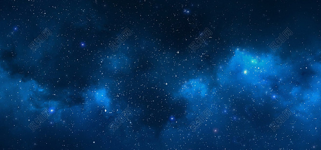 蓝色科技唯美梦幻地球星空星球高清海报ba...