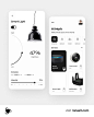 Coming back to you with our fresh shot — smart home app! This app allows users to manage various types of devices in smart houses.

The home page displays the list of rooms and devices. The second screen displays a toggle for switching the light, and scal