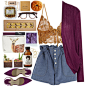 A fashion look from August 2015 featuring purple cardigan, transparent bra and slingback shoes. Browse and shop related looks.