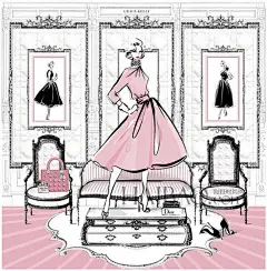 【国际时装画家Megan Hess的插画作品】