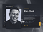 Elon Musk User Profile by Kostia Osadchy on Dribbble