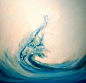 watercolor tattoo waves - Google Search