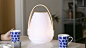 Mooni Andale Speaker Lantern glows in 10 different LED colors