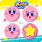 Kirby星之卡比新星联盟圆形马口铁徽章吧唧 任天堂NS游戏可爱周边-淘宝网