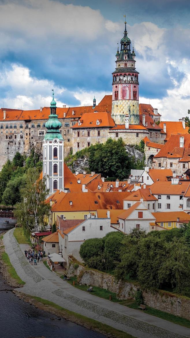 欧洲最美的小镇--走进捷克最美小镇克鲁姆...